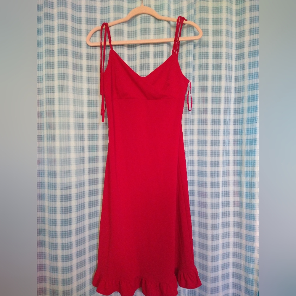 Express red string dress size 3/4